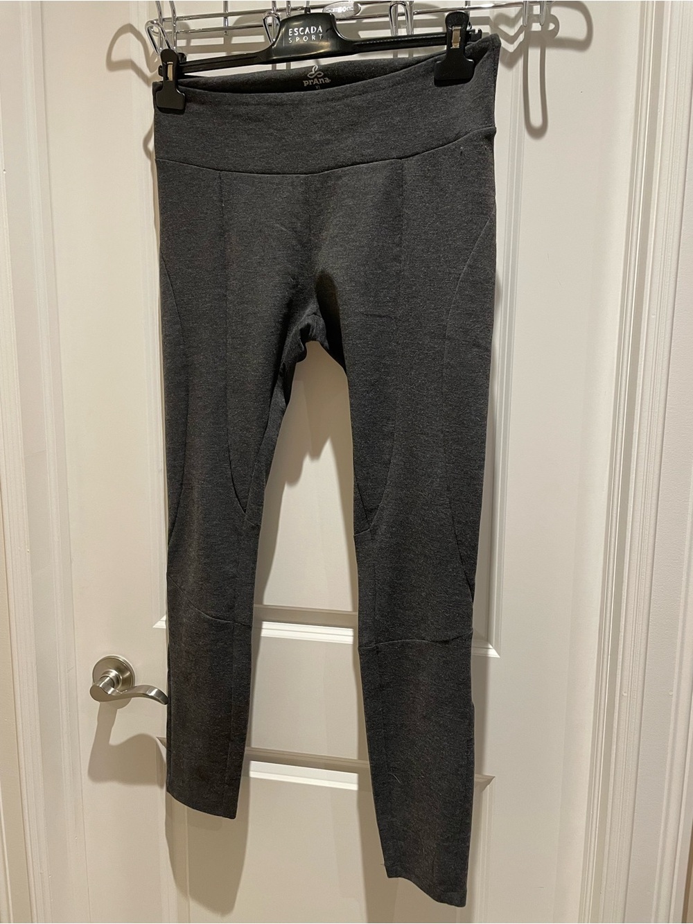 Prana Dark Gray High-Rise Active Leggings